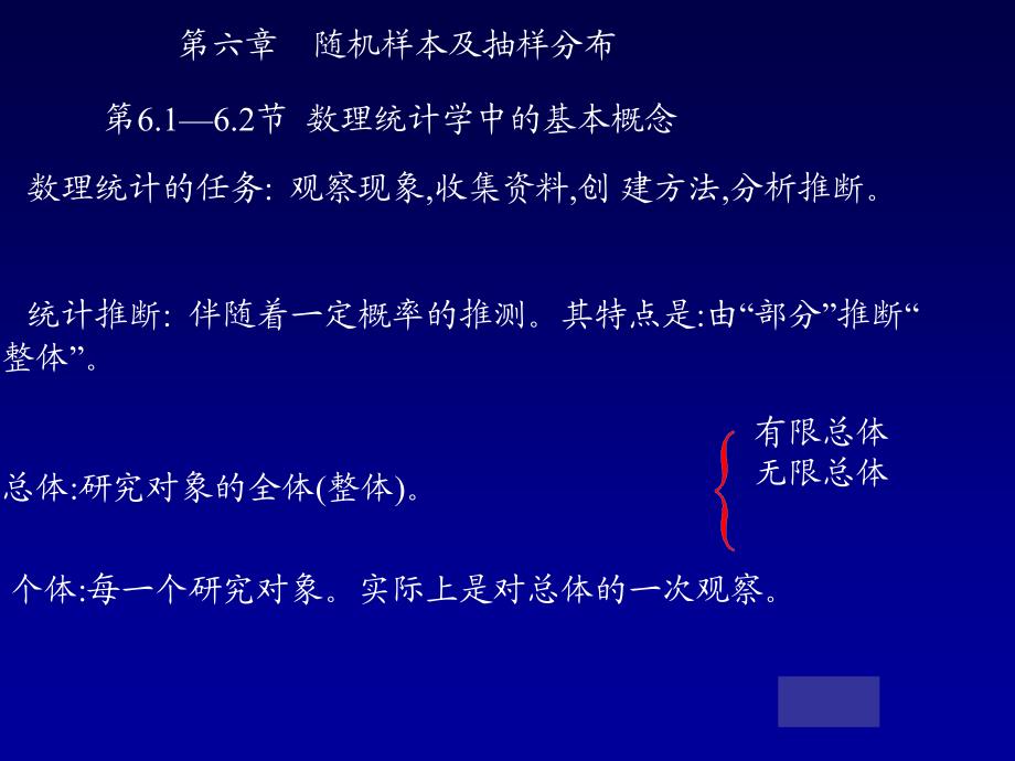 第六章样本及其抽样分布_第1页