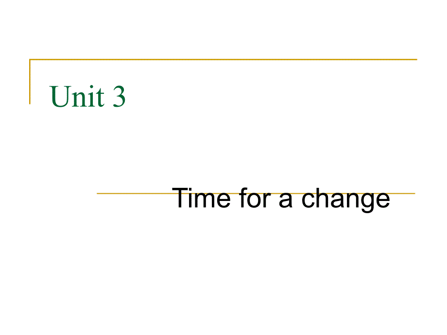 剑桥国际英语教程2册Unit 3_第1页