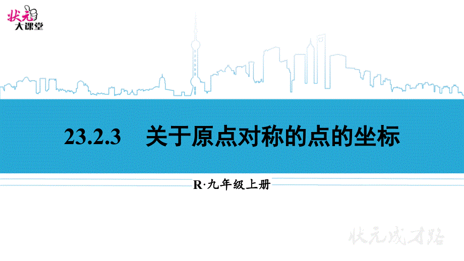 教育专题：2323原点对称的点的坐标 (2)_第1页