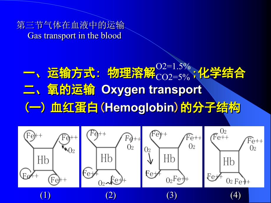 中国医科大学生理学-05-3气体在血液中的运输_第1页