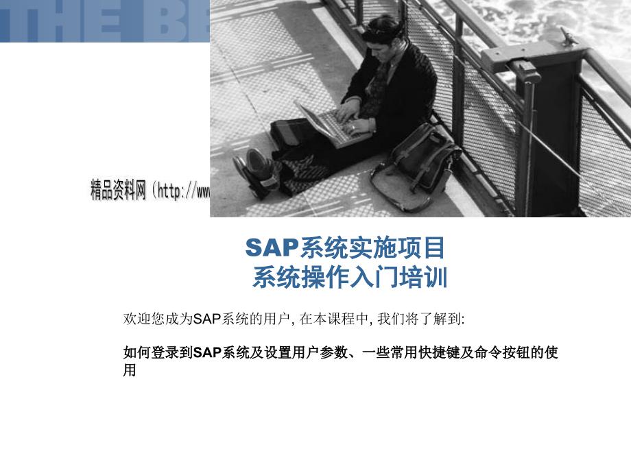 SAP系统实施项目系统操作入门培训教材_第1页