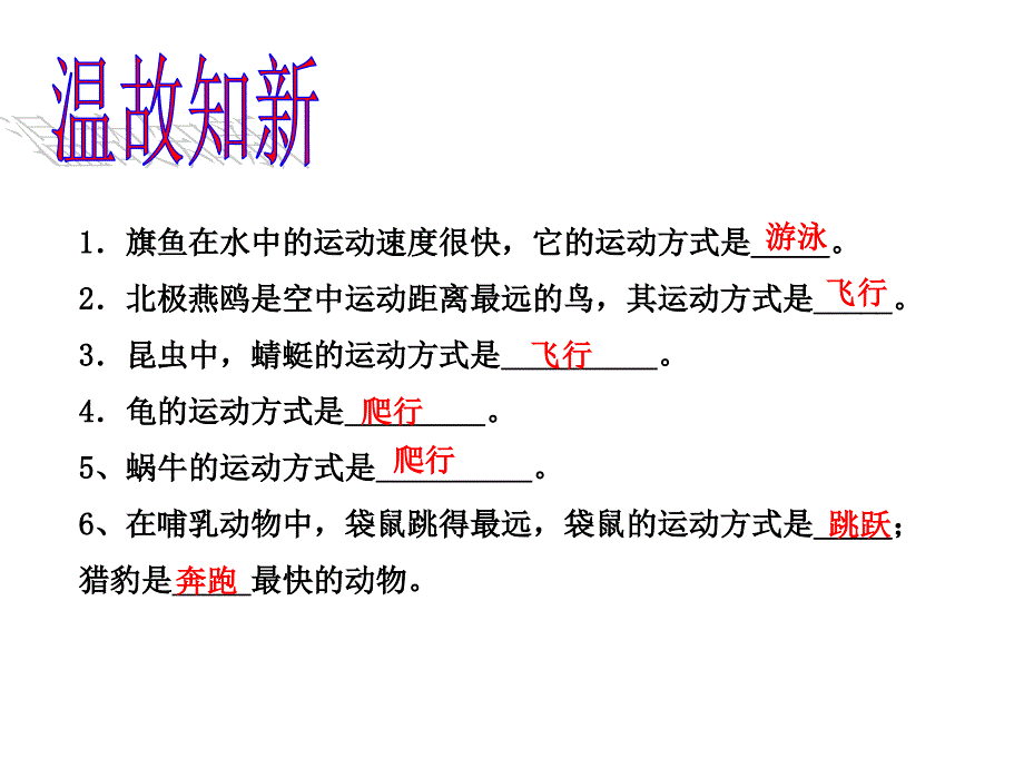 教育专题：动物的运动1_第1页