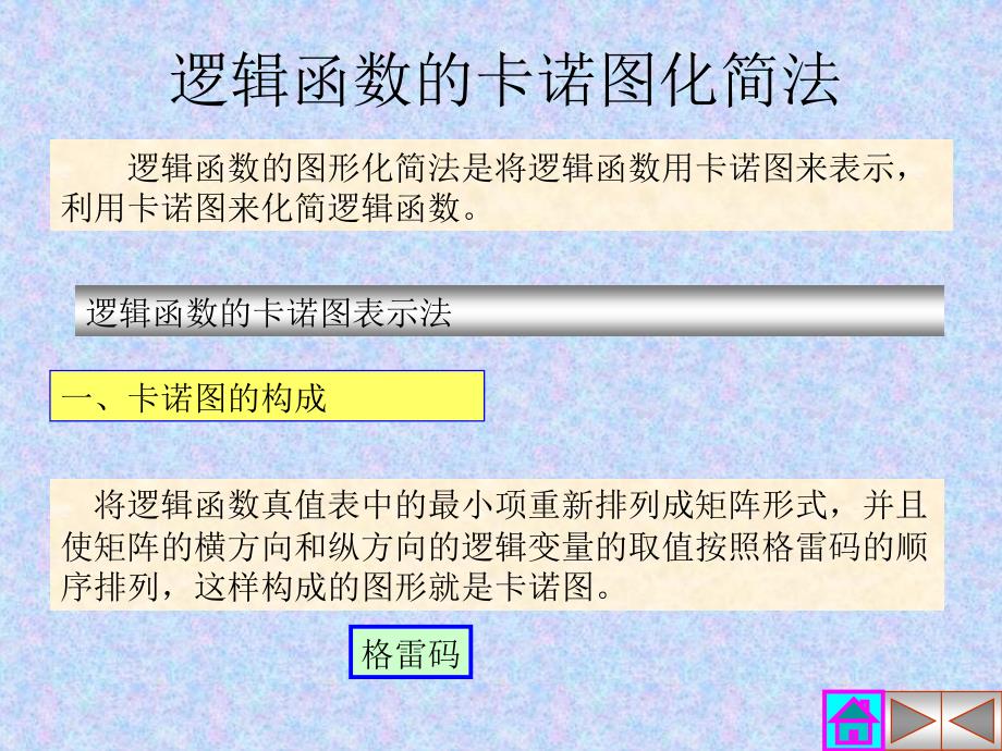 逻辑函数卡诺图化简_第1页