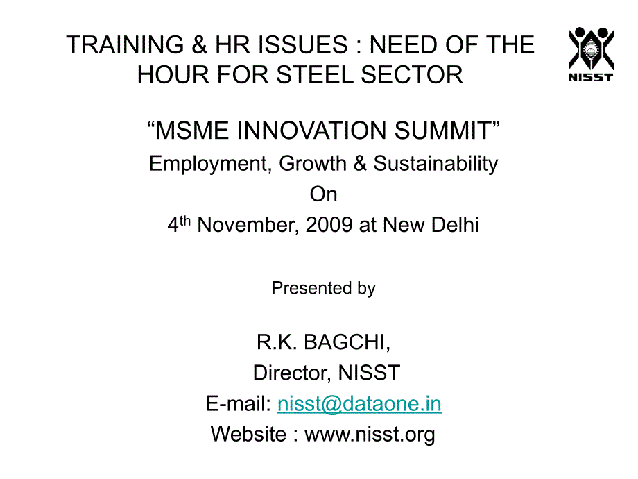 600-TRAINING &amp; HR ISSUESNEED OF THE HOUR FOR STEEL ..._第1页