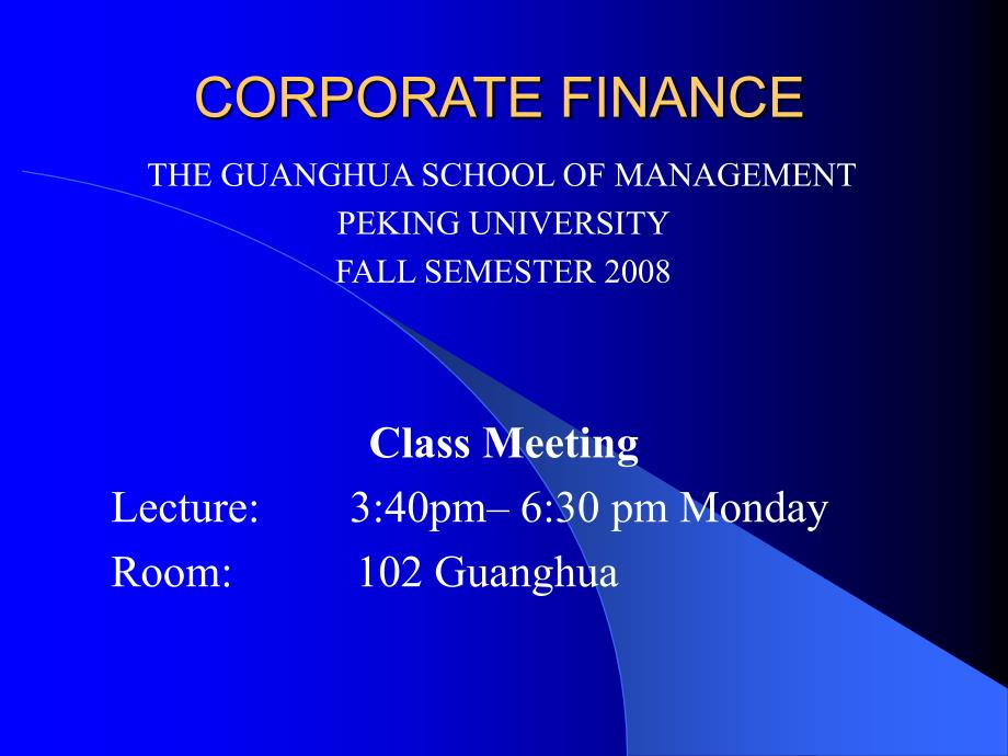 corporate finance_第1页