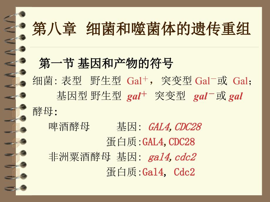 分子遗传学8.细菌和噬菌体的遗传和重组 A_第1页