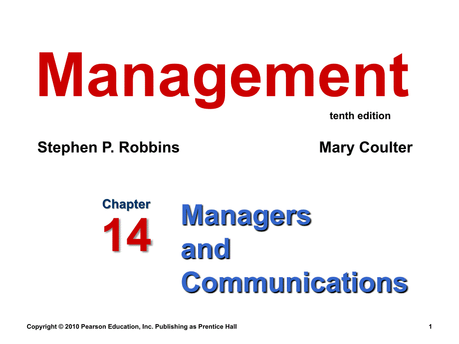 PPT14 - r管理学Management刘冰老师教学课件 英文版_第1页