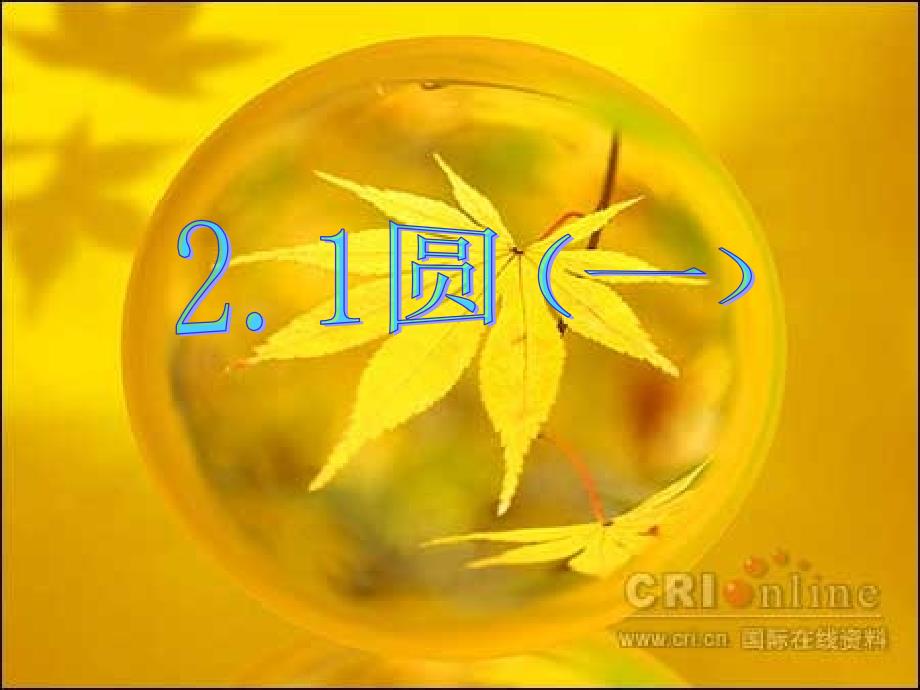 教育专题：51圆(1)_第1页