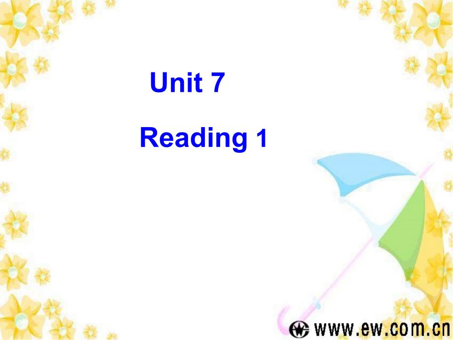 教育专题：7AU7Reading1_第1页