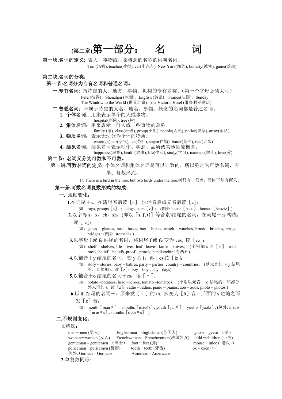 初中英语语法-全部_第1页