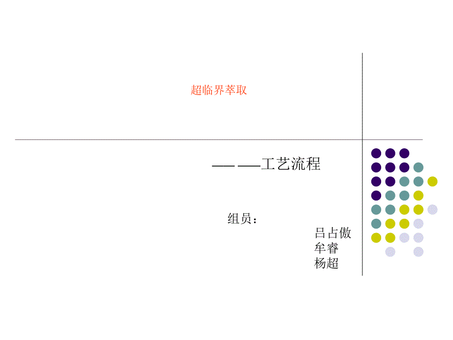 超临界萃取——工艺流程_第1页