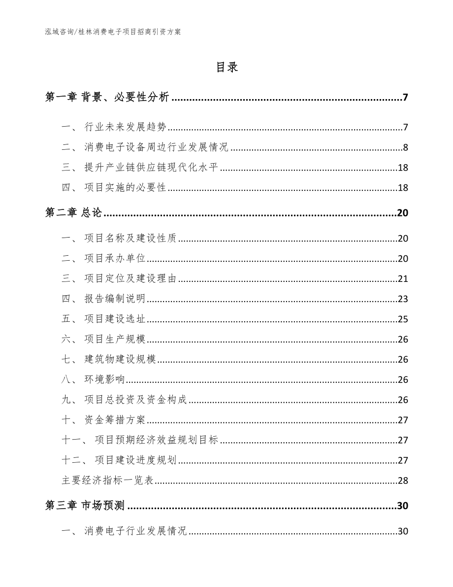 桂林消费电子项目招商引资方案_第1页