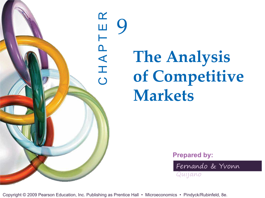 微观经济学英文课件：ch09 The Analysis of Competitive Markets_第1页