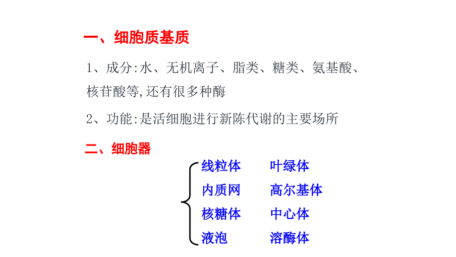 教育专题：细胞器_第1页