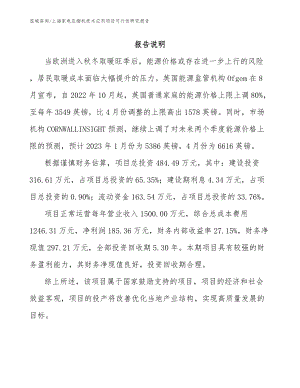 上海家电压缩机技术应用项目可行性研究报告