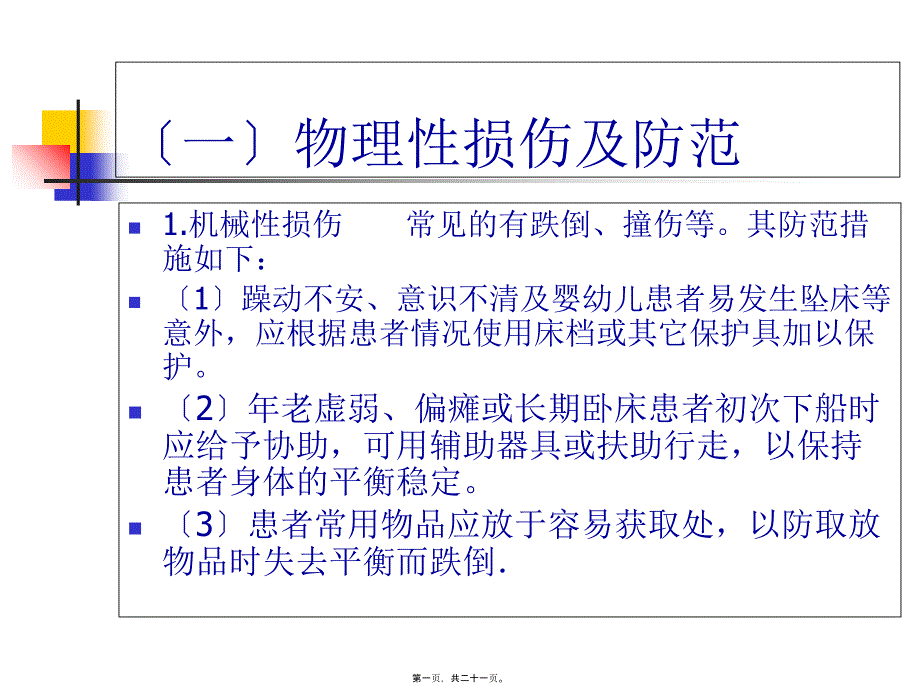 医院常见不安全因素及防范PPT_第1页