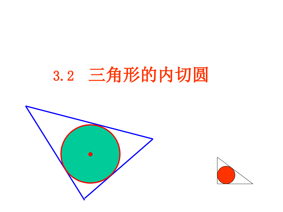 3.2三角形内切圆(精品)_第1页