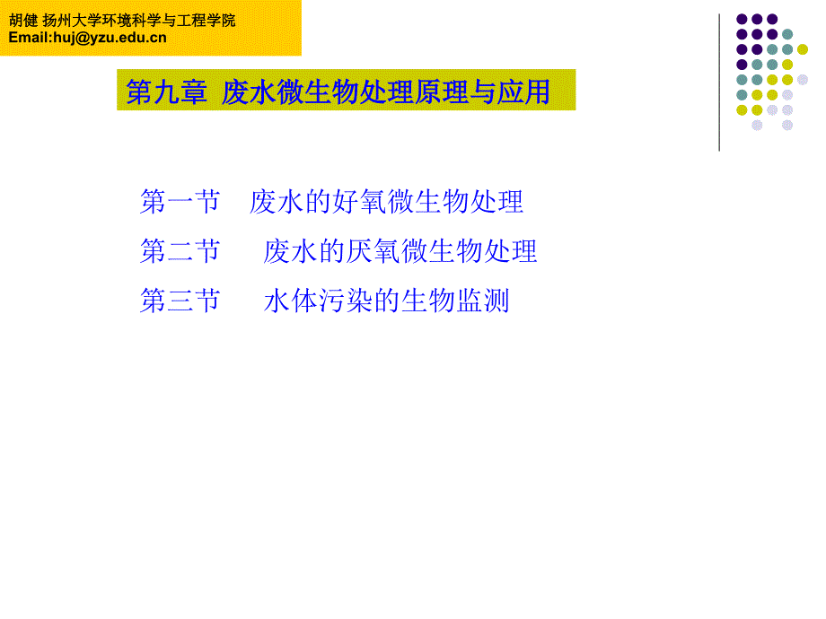 废水微生物处理原理与应用(精品)_第1页