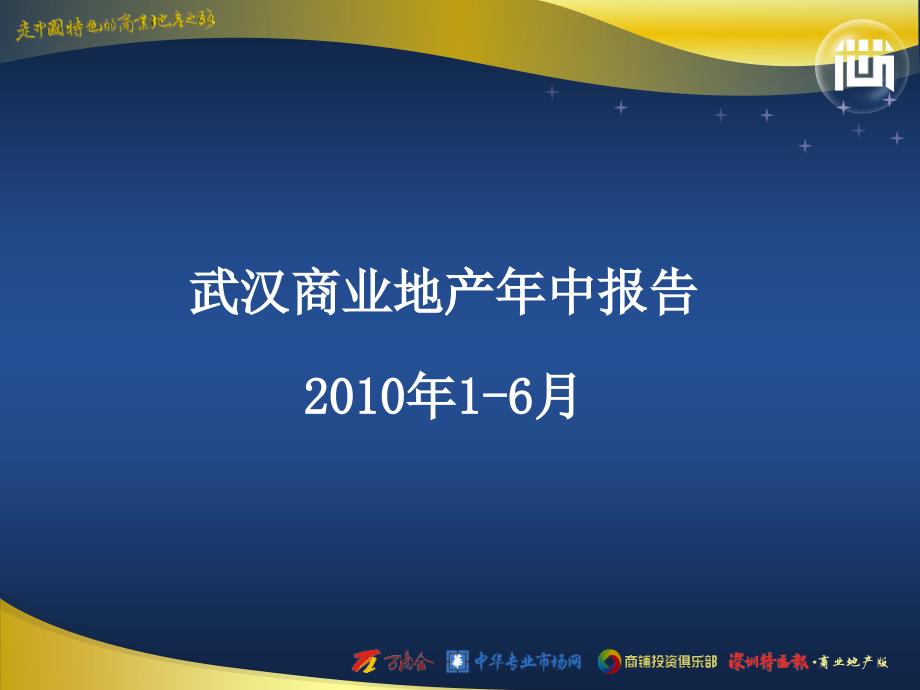 XXXX年武汉商业年中报告_第1页