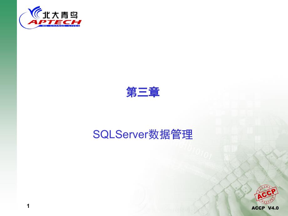 SQLServer数据管理分析_第1页