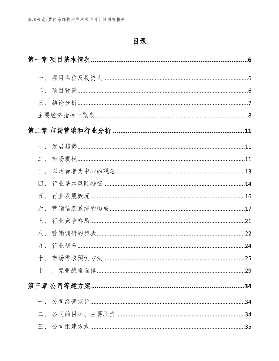 黄冈涂饰技术应用项目可行性研究报告模板参考_第1页