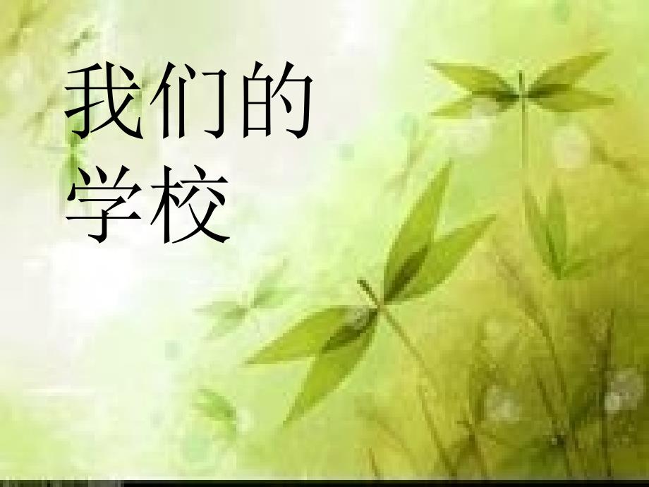 我们的学校_第1页