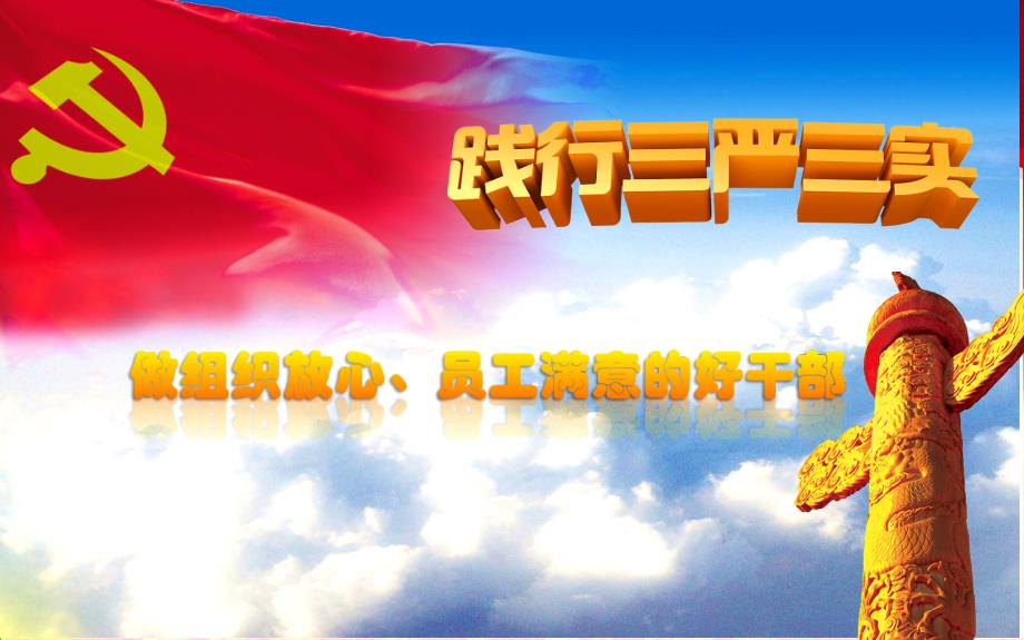 深入践行“三严三实”党政学习教育实践活动模板_第1页