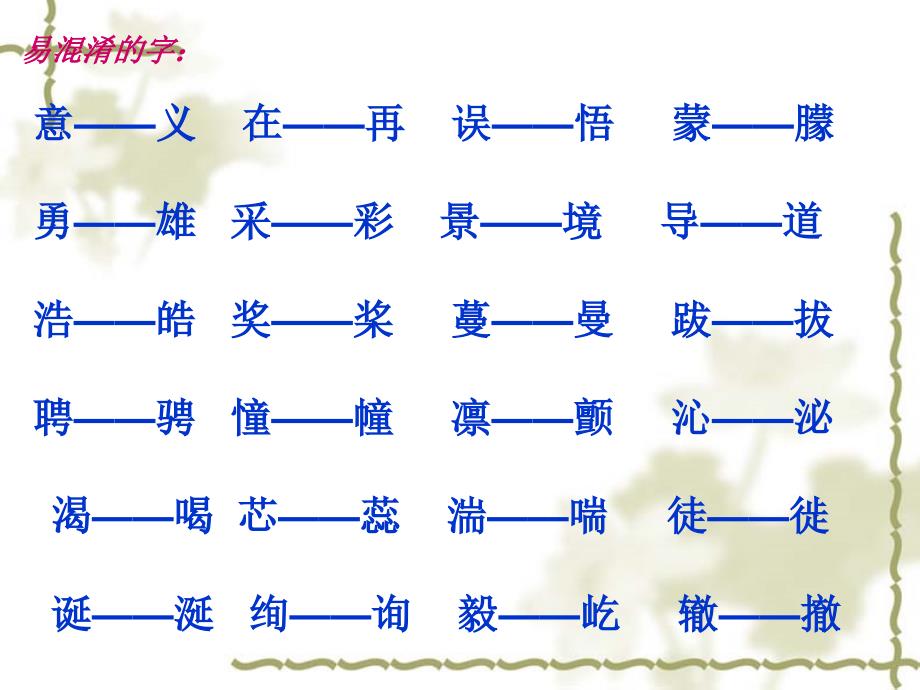 教育专题：小学六年级语文复习内容课件_第1页