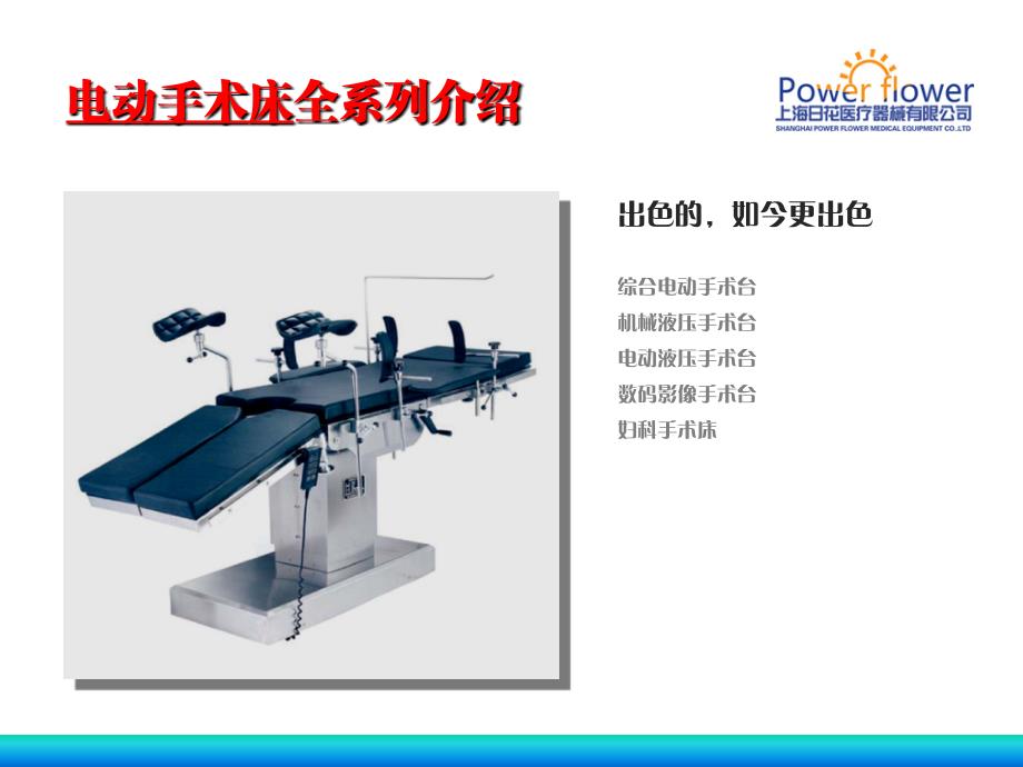 电动手术床全系列介绍(精品)_第1页