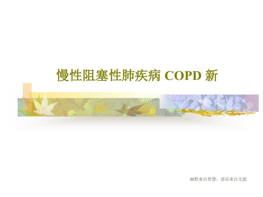 慢性阻塞性肺疾病-COPD-新共47张课件_第1页