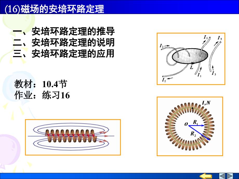 磁场的安培环路定理(精品)_第1页