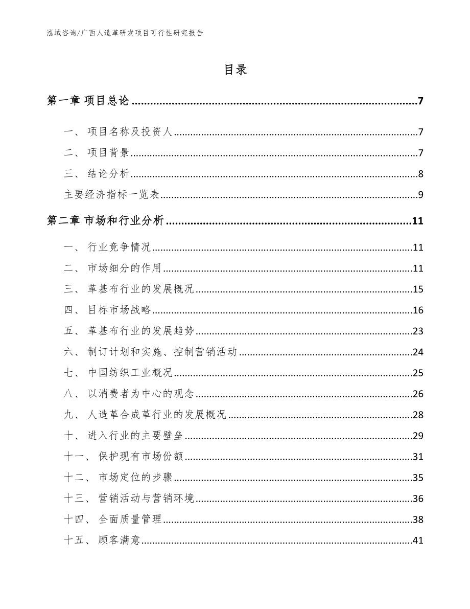 广西人造革研发项目可行性研究报告【范文】_第1页