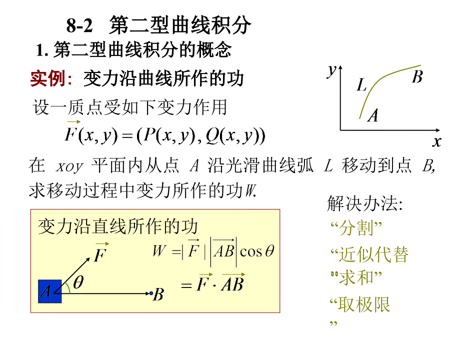 8-2第二型曲线积分_第1页