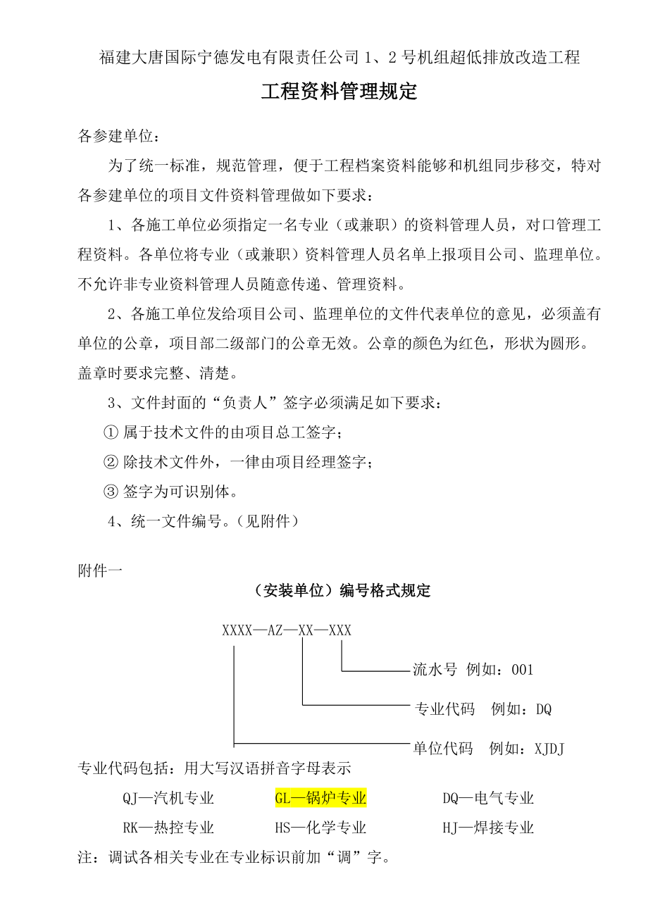 经典咨询监理火电建设典型标准表格_第1页