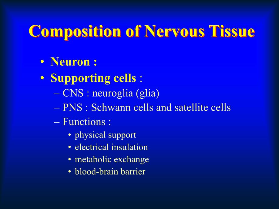 神经元和神经胶质细胞-胶质细胞-Composition-of-Nervous-Tissuppt课件_第1页