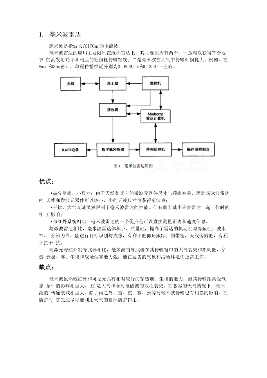 毫米波雷达_第1页