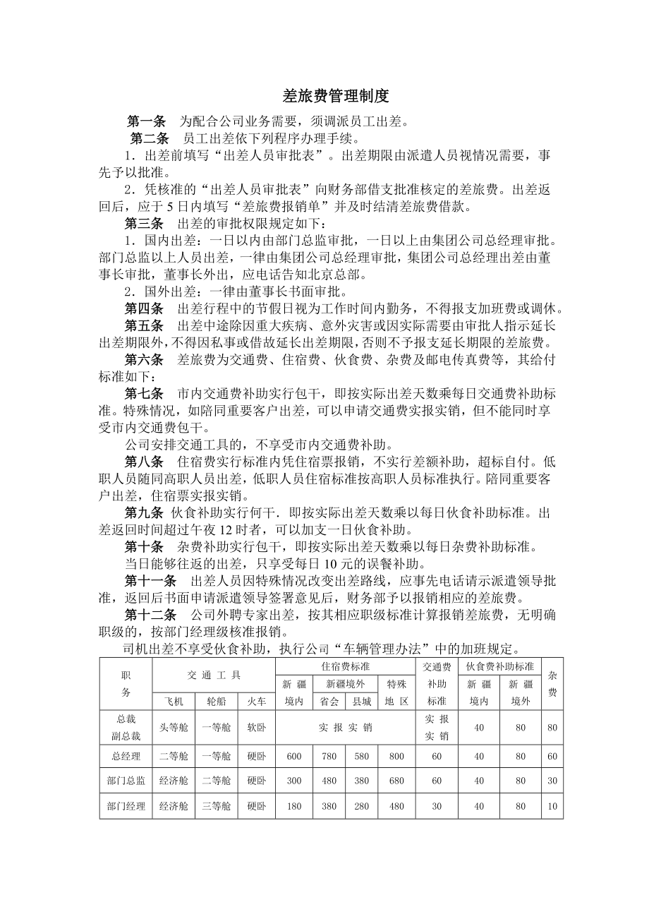 差旅费管理制度陈氏_第1页