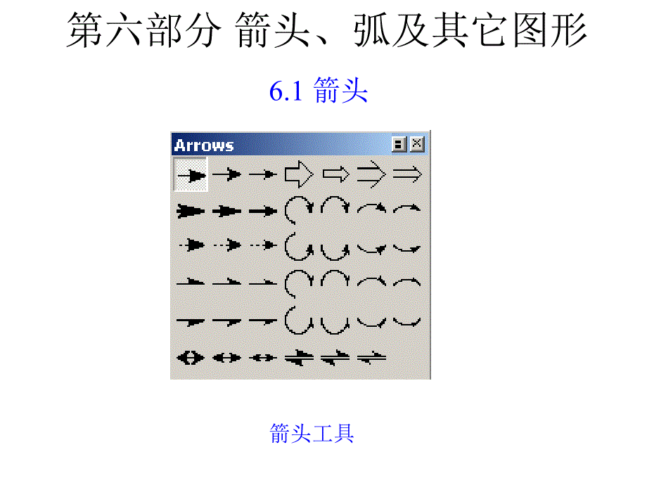 chemdraw-06-箭头、弧及其它图形_第1页