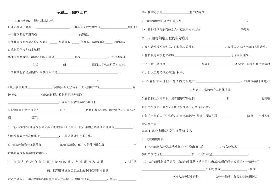 细胞工程提纲_第1页