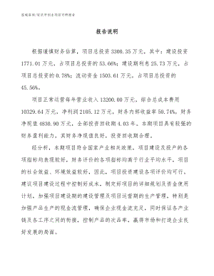 安庆市创业项目可研报告（模板范本）