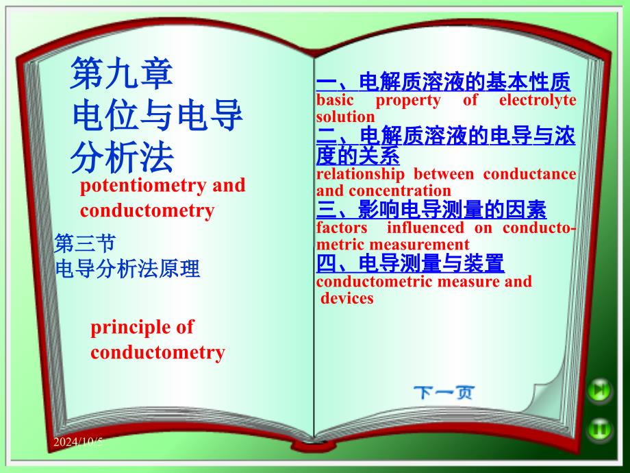 【教学课件】第三节电导分析法原理_第1页