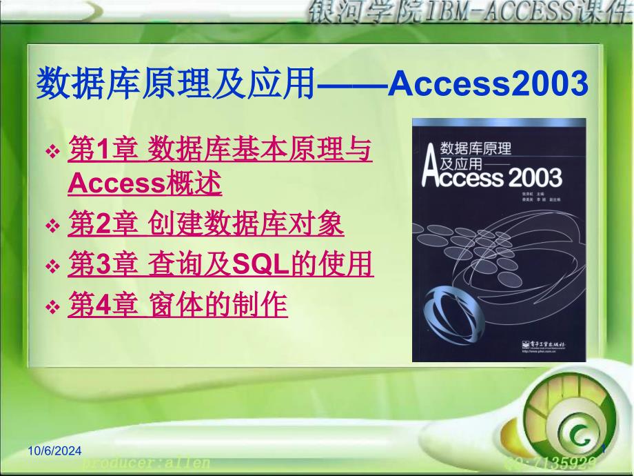 Access原理及概述_第1页