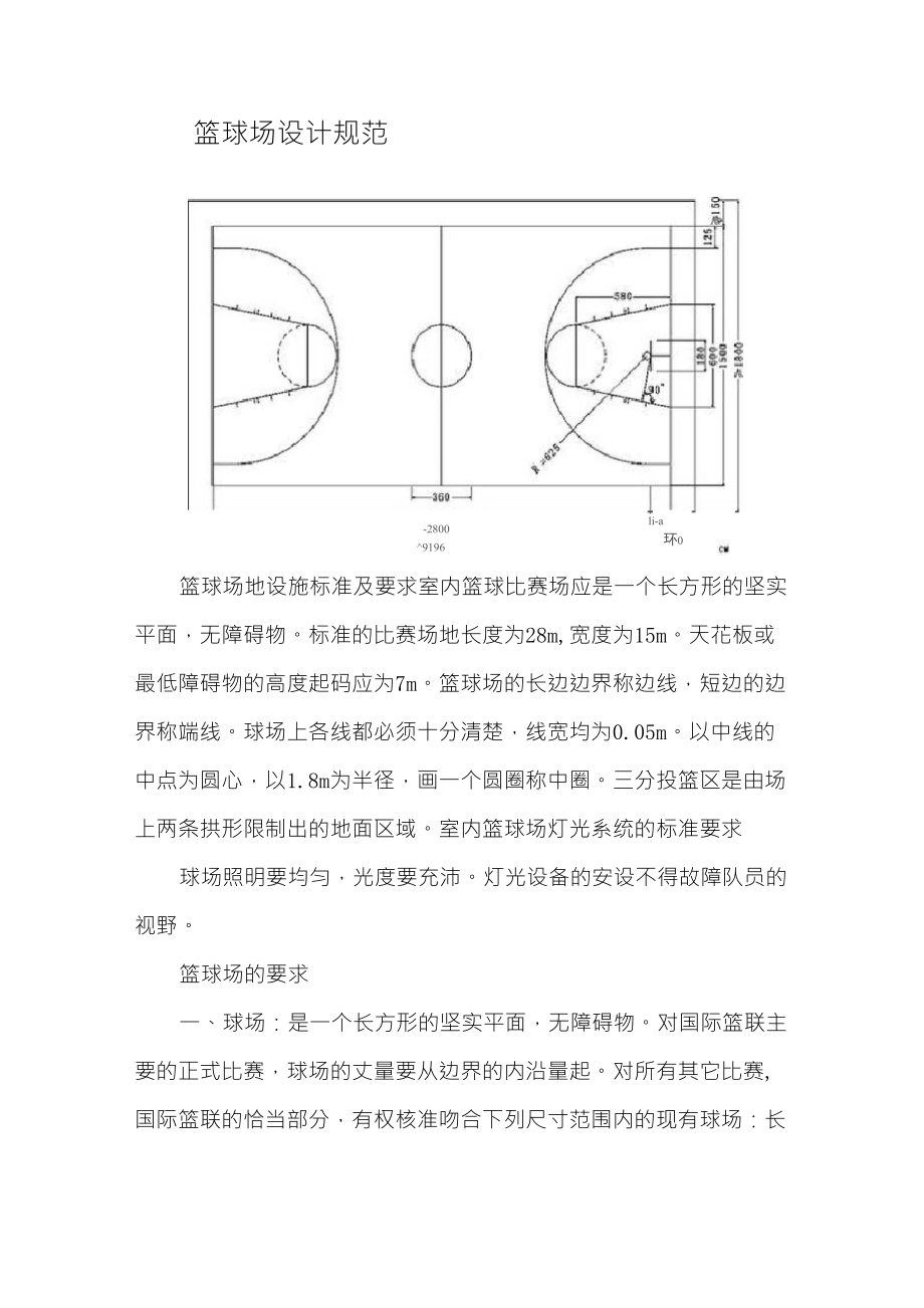 篮球场、网球场设计规范_第1页