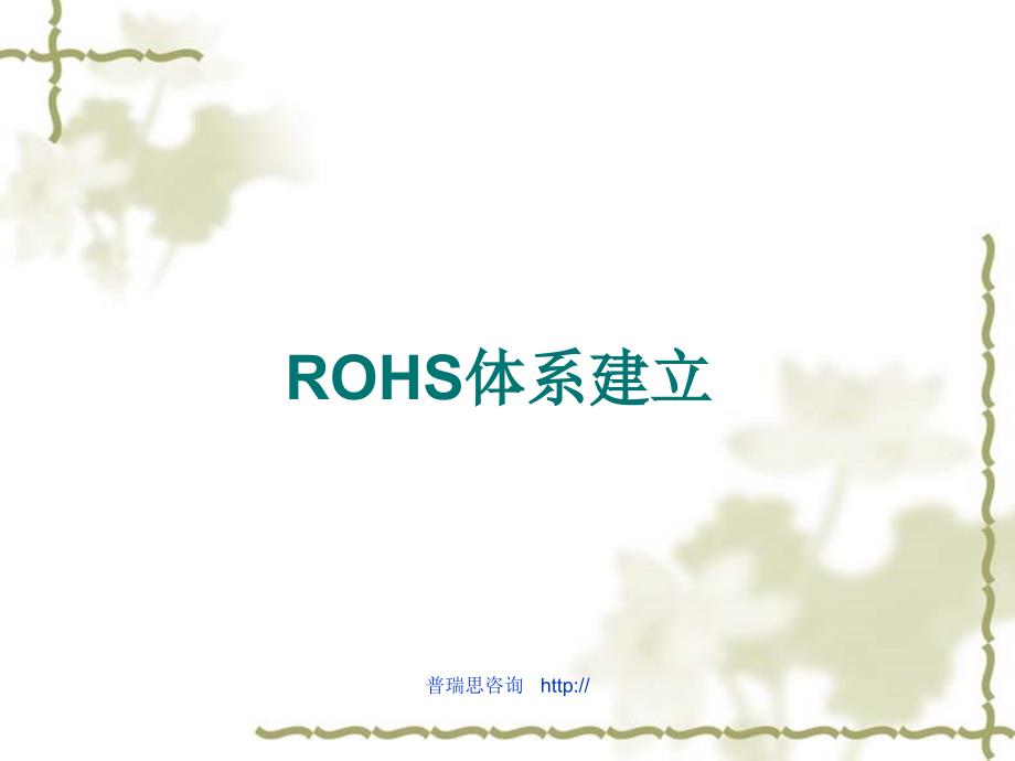 ROHS体系建立(内审部分)_第1页