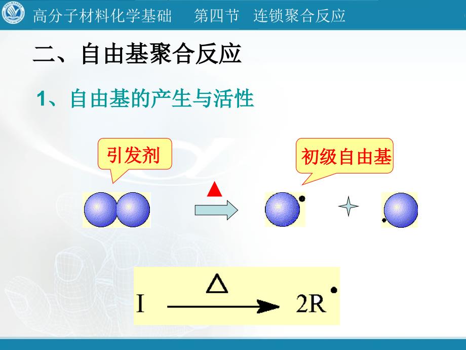 高化4自由基聚合_第1页