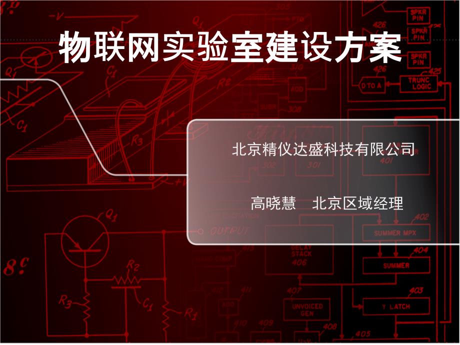 物联网实验室建设方案课件_第1页