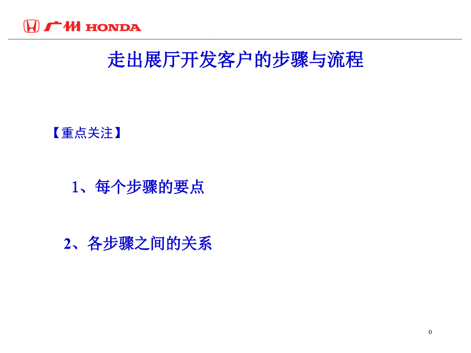 某汽车走出展厅开发客户的步骤与流程PPT11P_第1页