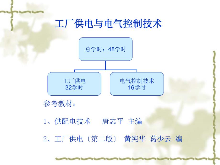 工厂供电与电气控制技术概论_第1页