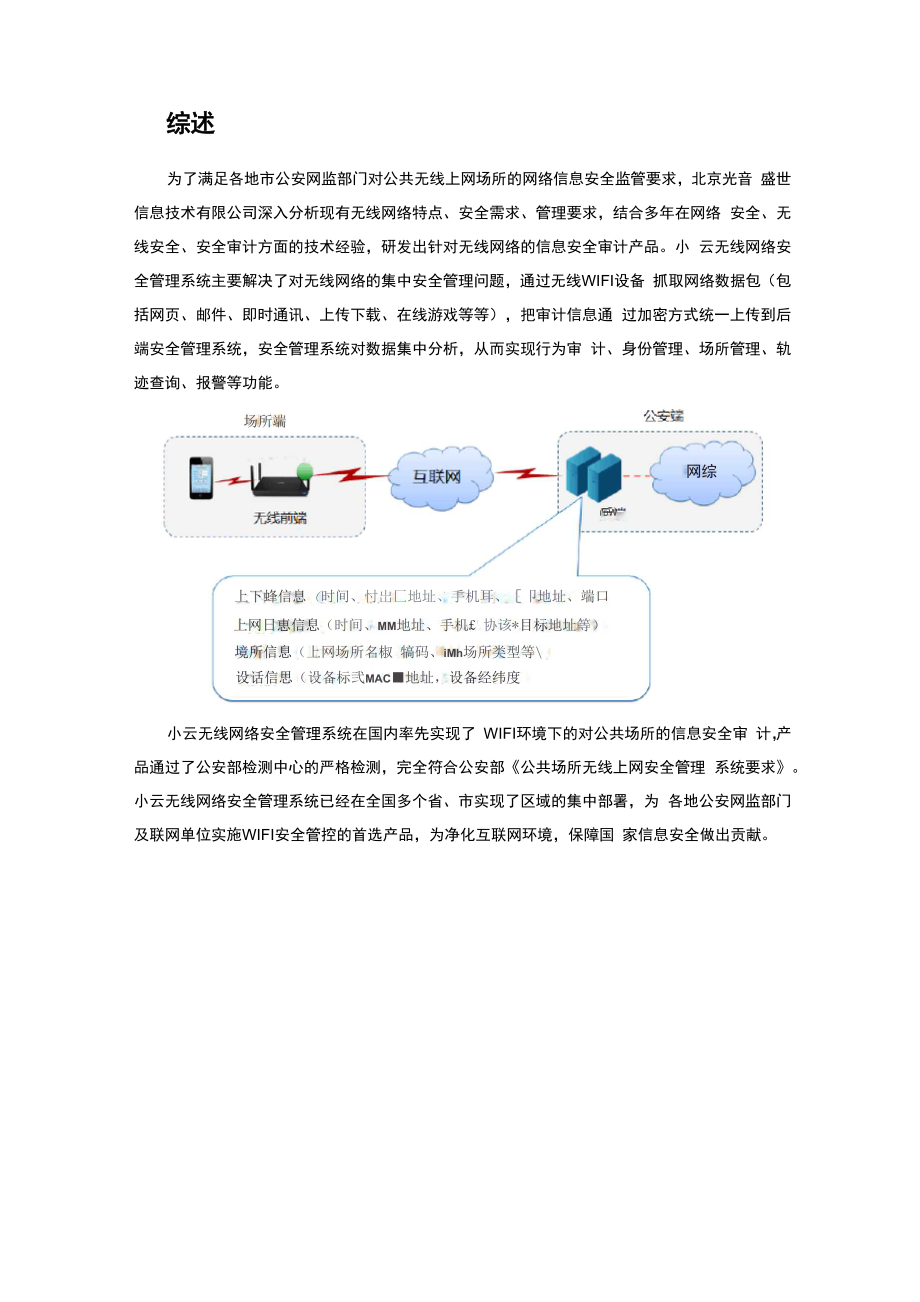 小云无线网络安全管理系统V3.1_第1页