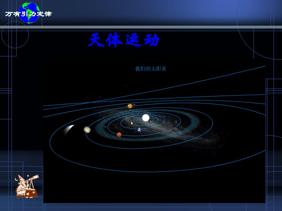 《教学天体运动》PPT课件_第1页